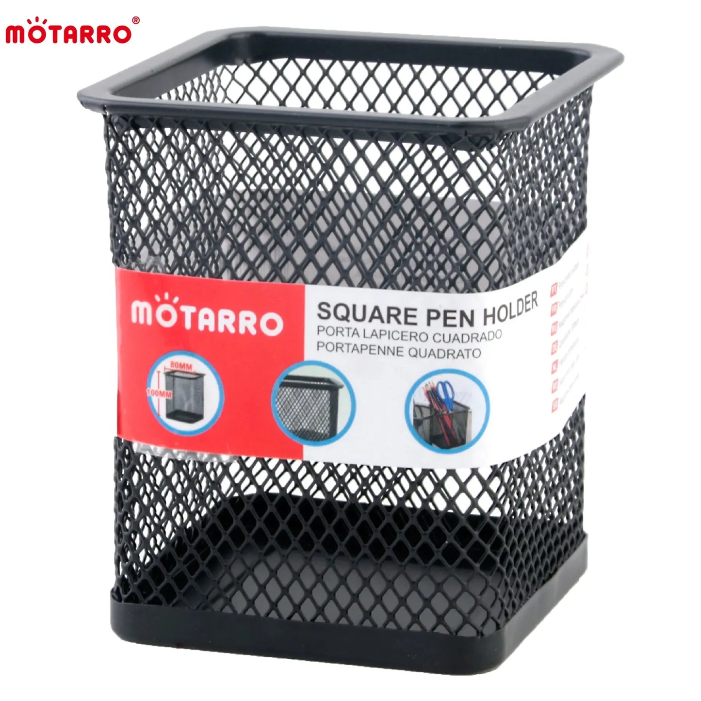 Metal Mesh Pencil Holder